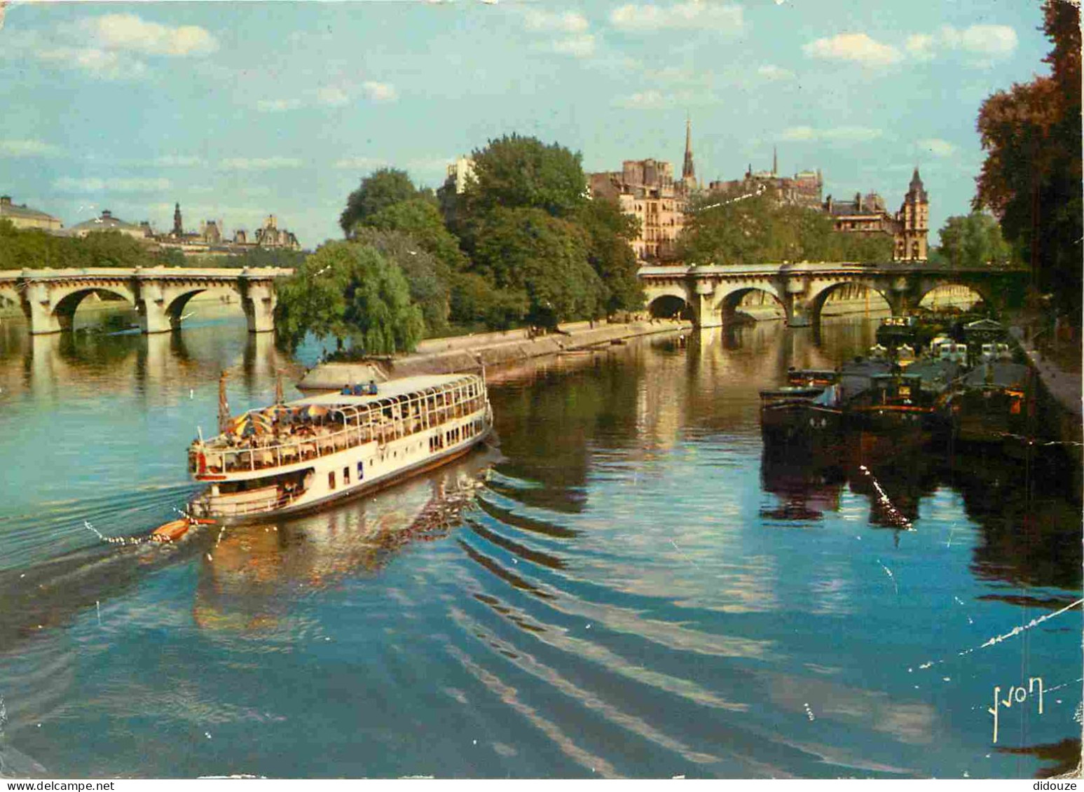 75 - Paris - Pont Neuf - Bateau Promenade - CPM - Voir Scans Recto-Verso - Bridges