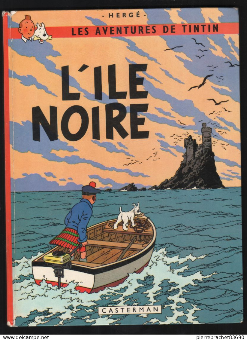 TINTIN. L'ÎLE NOIRE. 1966 - Tintin