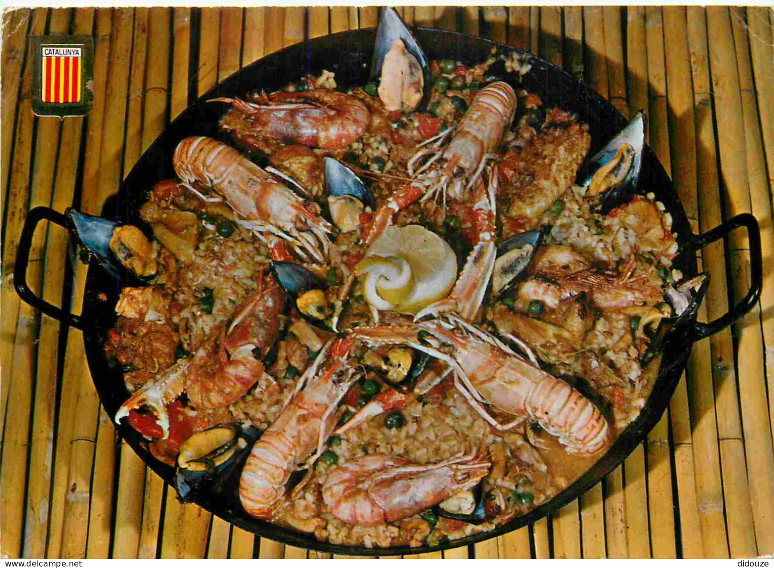 Recettes De Cuisine - Paella A La Marinesca - Gastronomie - CPM - Voir Scans Recto-Verso - Recettes (cuisine)