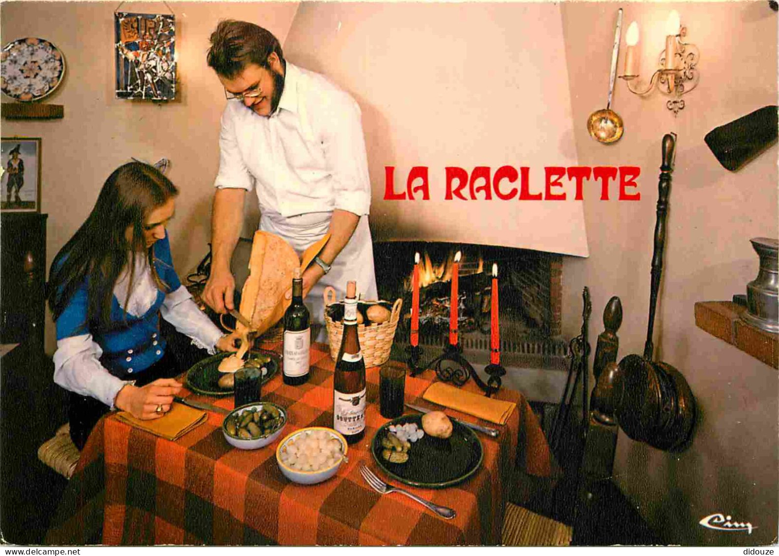 Recettes De Cuisine - Raclette - Gastronomie - CPM - Voir Scans Recto-Verso - Recetas De Cocina