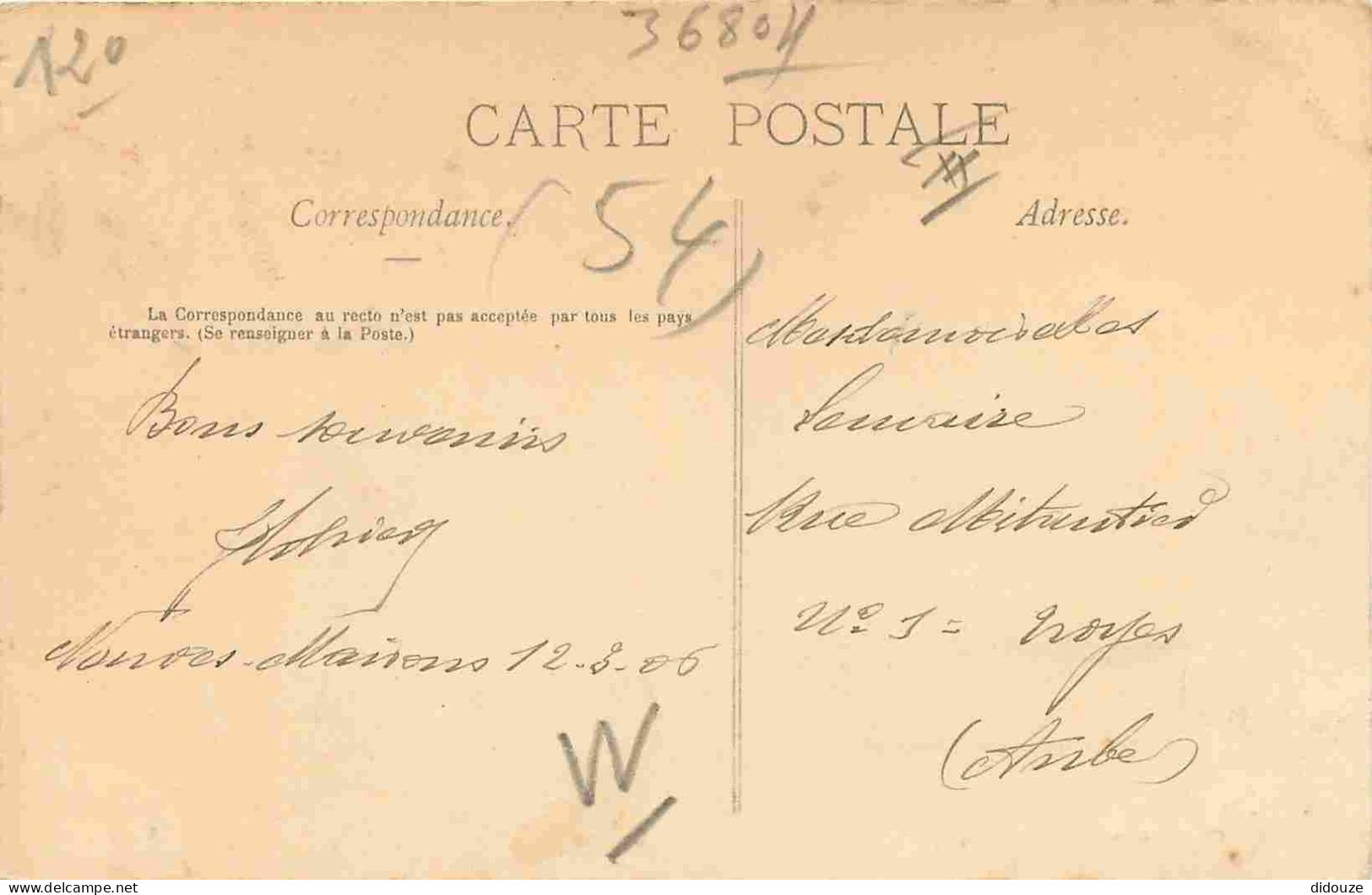 54 - Neuves Maisons - Hauts Fournaux - Usines - CPA - Oblitération Ronde De 1903 - Voir Scans Recto-Verso - Neuves Maisons