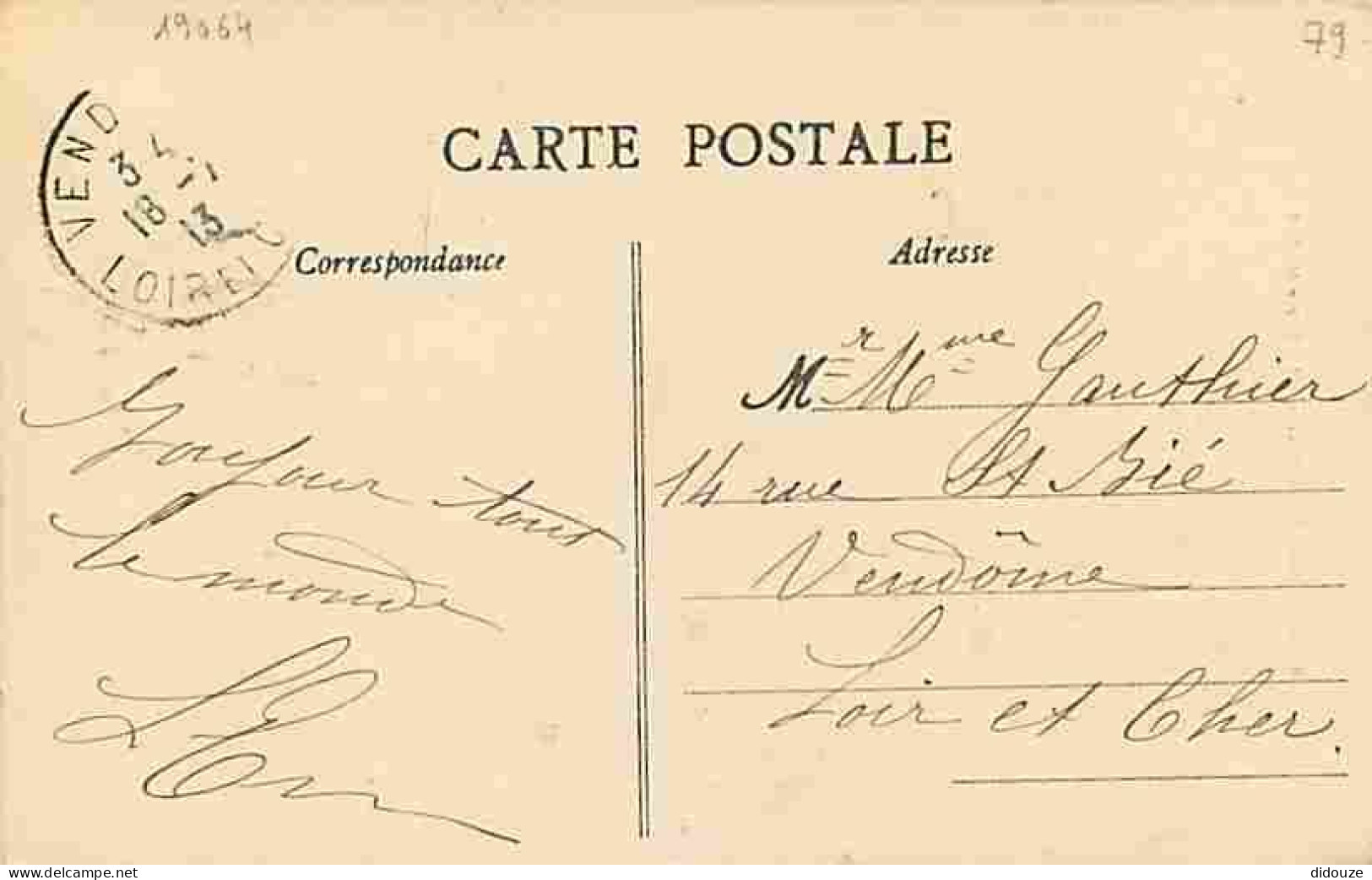 79 - Thouars - La Porte Maillot - Animée - Oblitération Ronde De 1913 - CPA - Voir Scans Recto-Verso - Thouars
