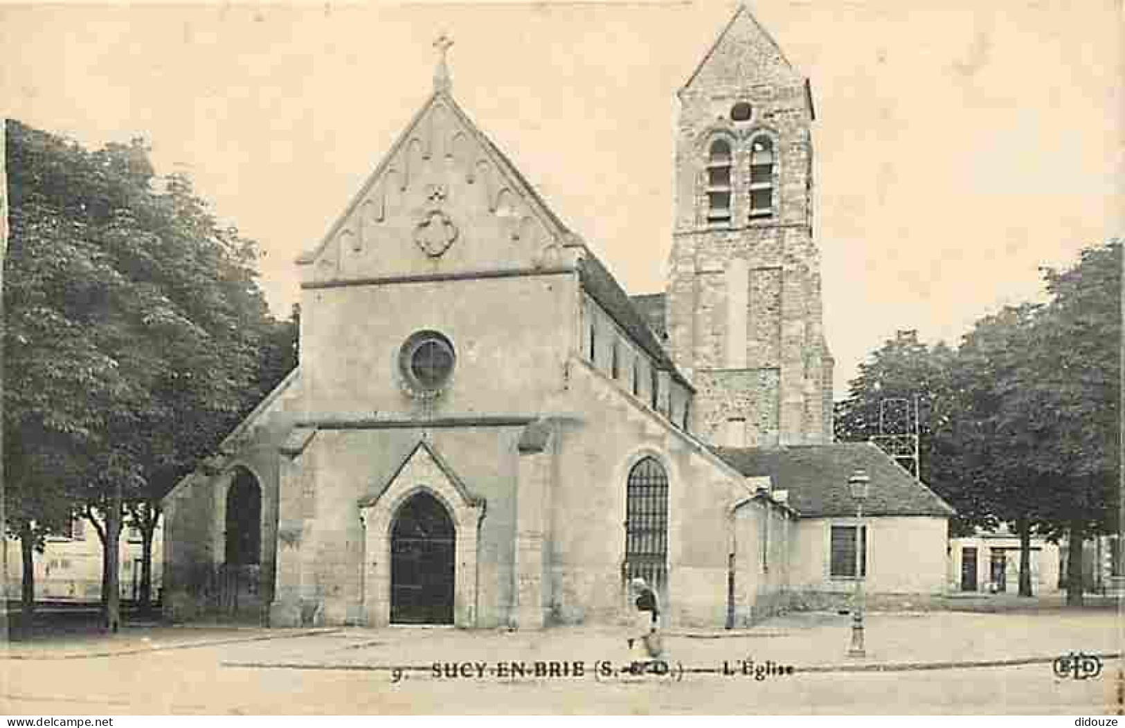 94 - Sucy En Brie - L'Eglise - Animée - Correspondance - CPA - Voir Scans Recto-Verso - Sucy En Brie