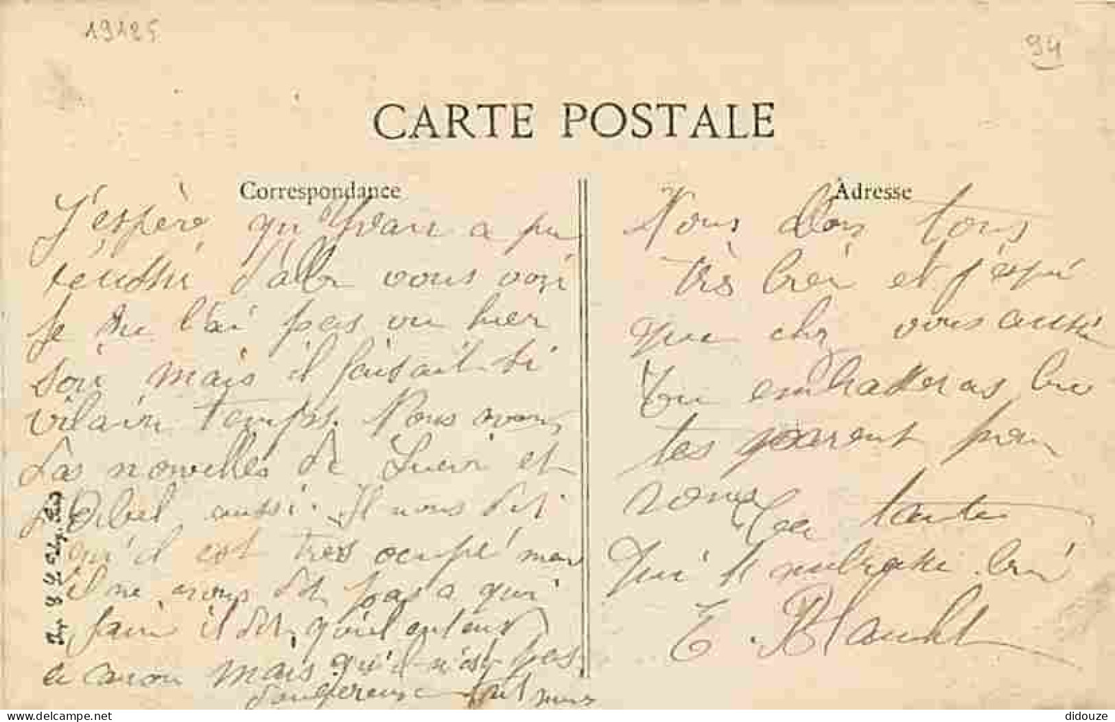 94 - Sucy En Brie - L'Eglise - Animée - Correspondance - CPA - Voir Scans Recto-Verso - Sucy En Brie