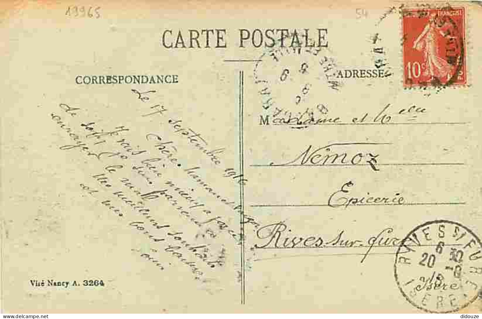 54 - Baccarat - Guerre 1914-15-16 - Rue Des Ponts - Animée - Oblitération Ronde De 1916 - CPA - Voir Scans Recto-Verso - Baccarat