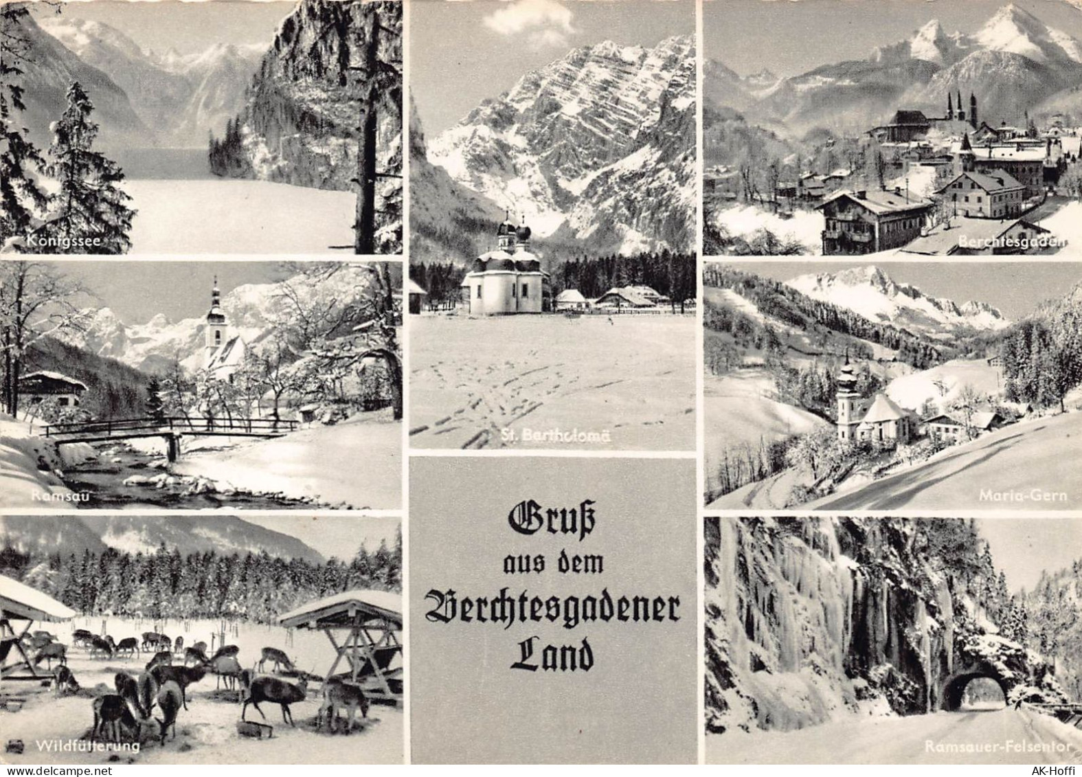 Berchtesgaden - Mehrbildkarte - Gruß Aus Dem Berchtesgadener Land - Berchtesgaden