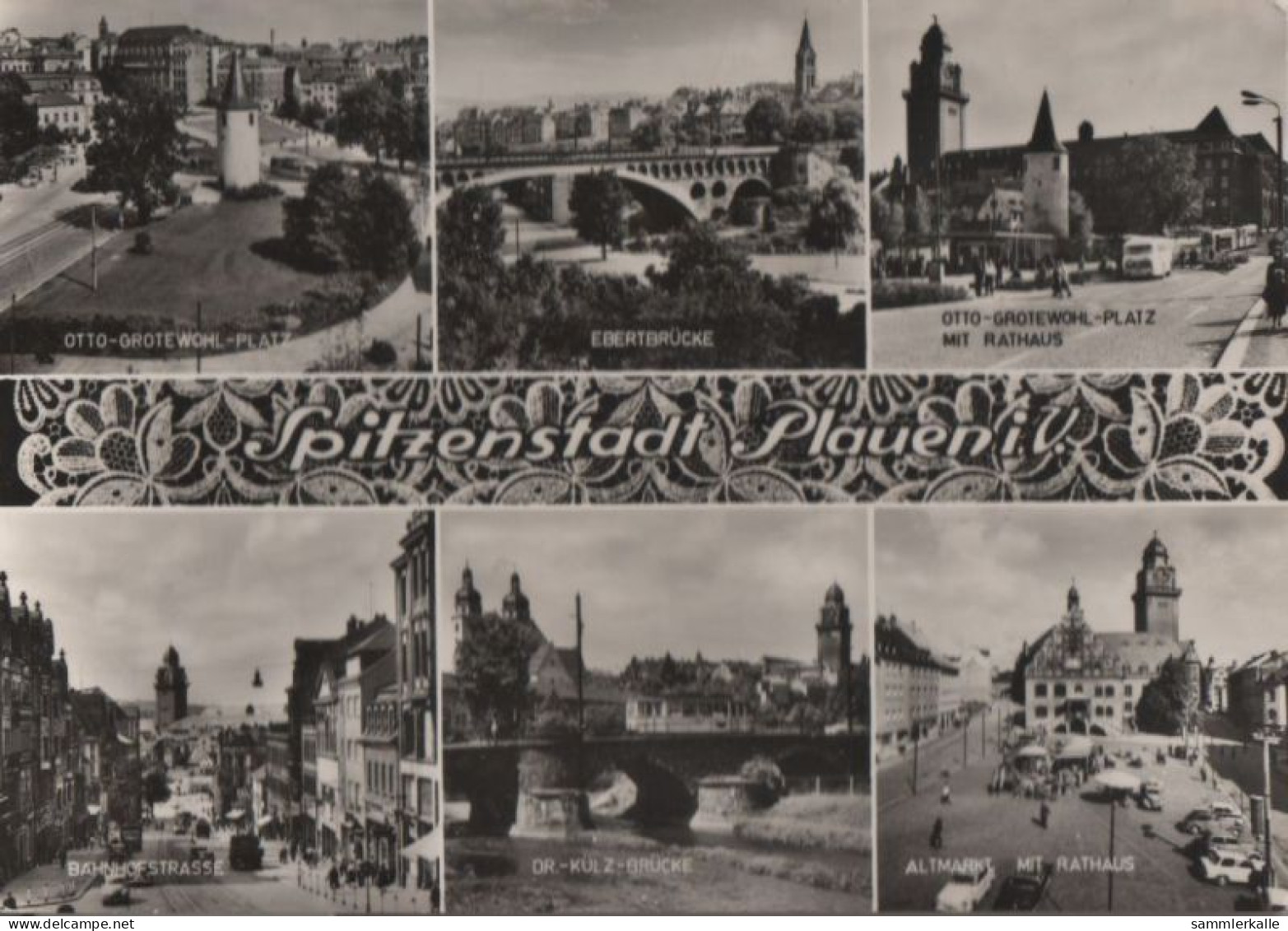 52118 - Plauen - U.a. Ebertbrücke - 1968 - Plauen