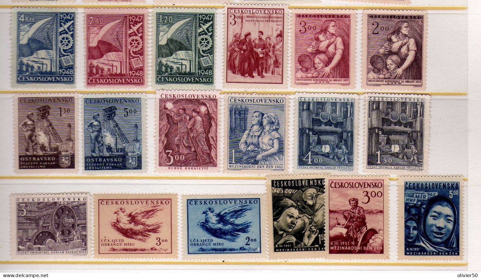 Tschecoslovaquie - Evenements - Industries - Neufs** - MNH - Unused Stamps