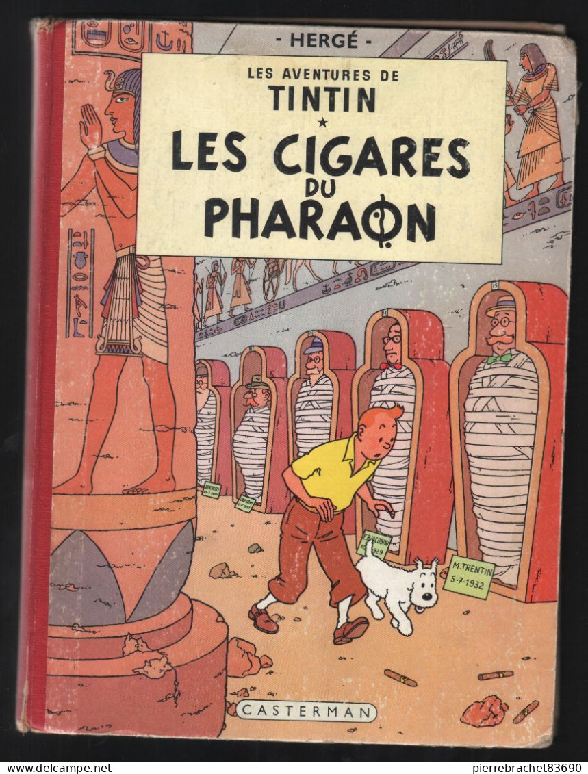 TINTIN. LES CIGARES DU PHARAON - Tintin