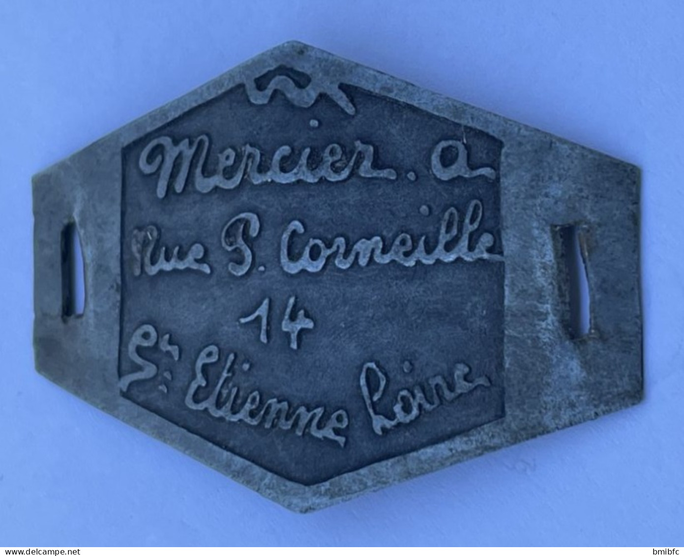 Plaque D'identité De Vélo  Mercier. A - Rue P. Corneille 14 St Etienne Loire - Number Plates