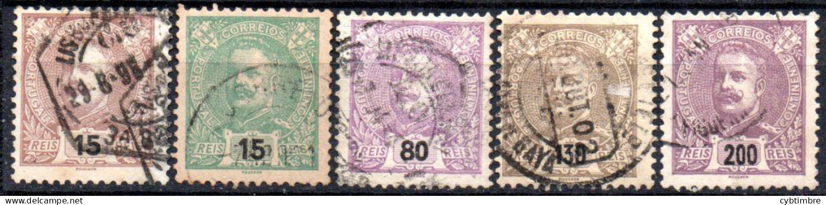 Portugal: Yvert N° 127/143; 5 Valeurs; Cote 11.00€ - Used Stamps