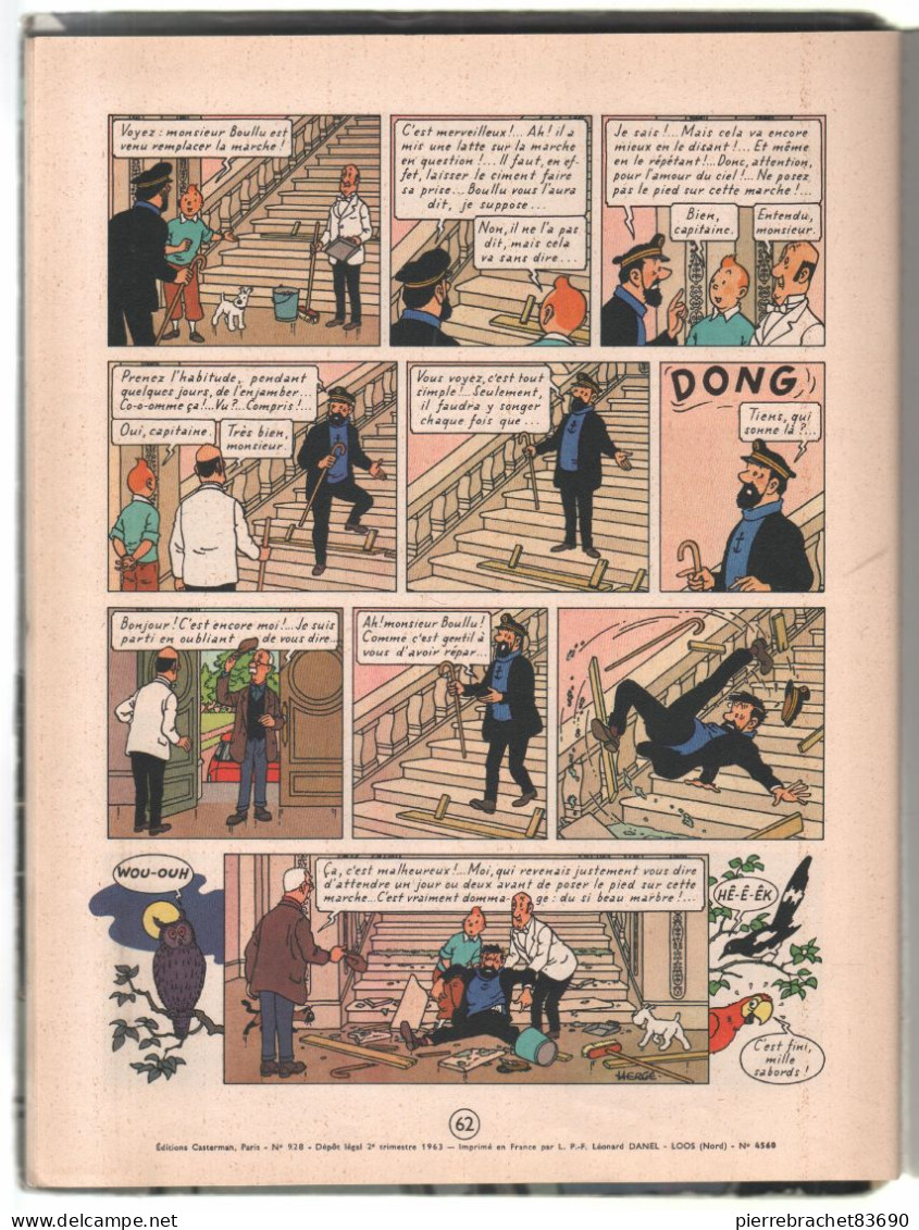 TINTIN. LES BIJOUX DE LA CASTAFIORE. 1963 - Tintin