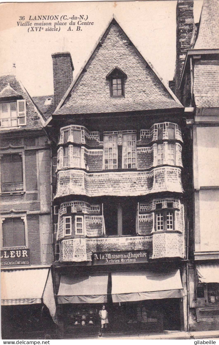 22 - Cotes D Armor -  LANNION - Vieille Maison Place Du Centre - Lannion