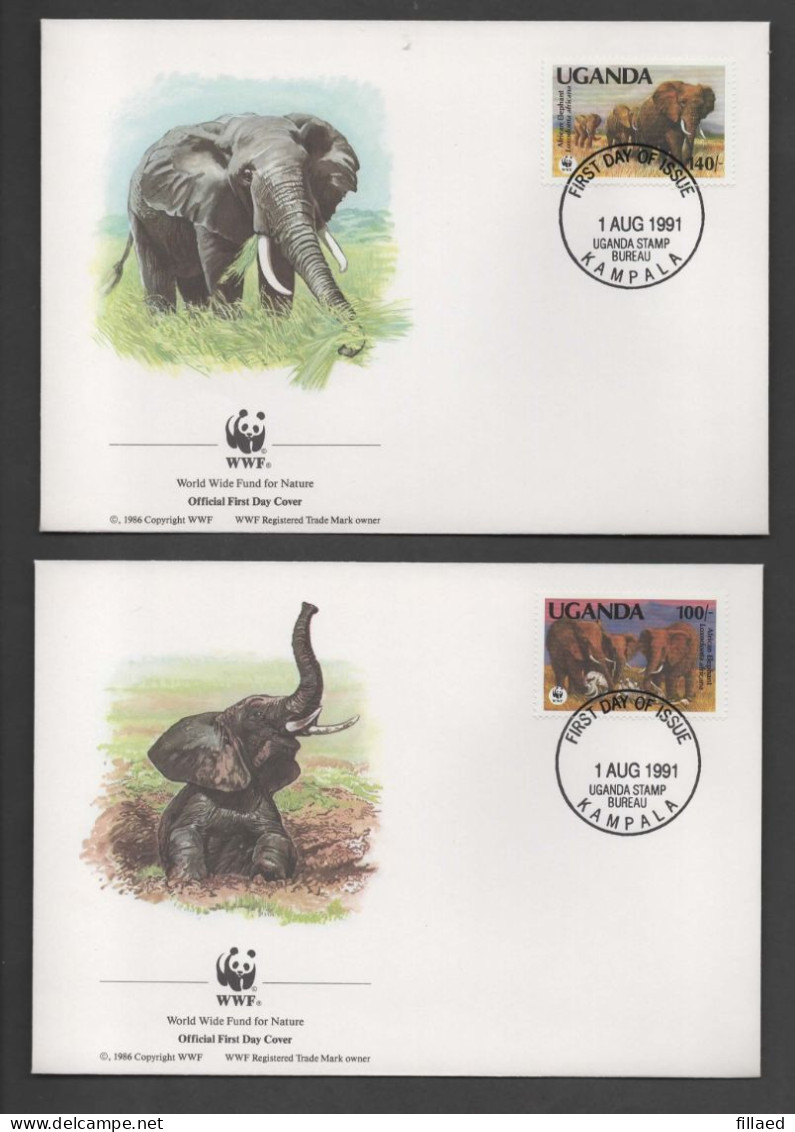 FDC WWF: Uganda 1-8-1991 - FDC