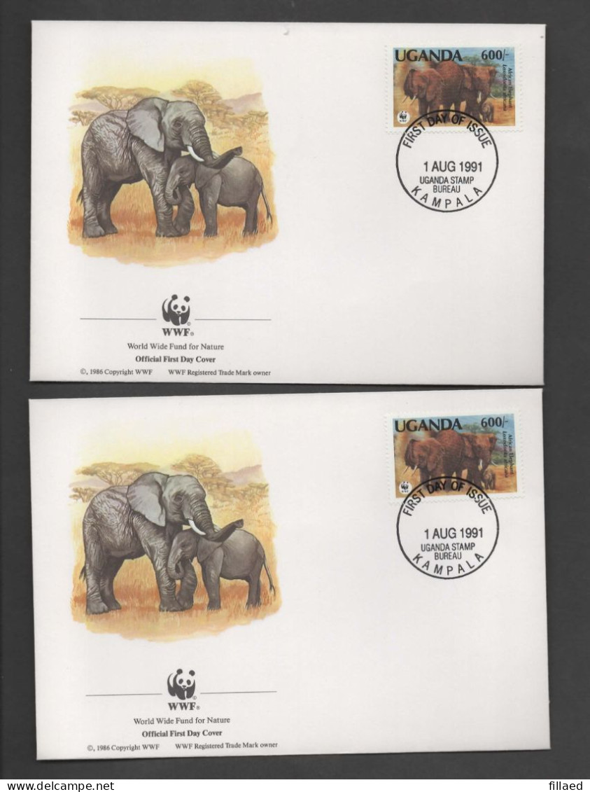 FDC WWF: Uganda 1-8-1991 - FDC