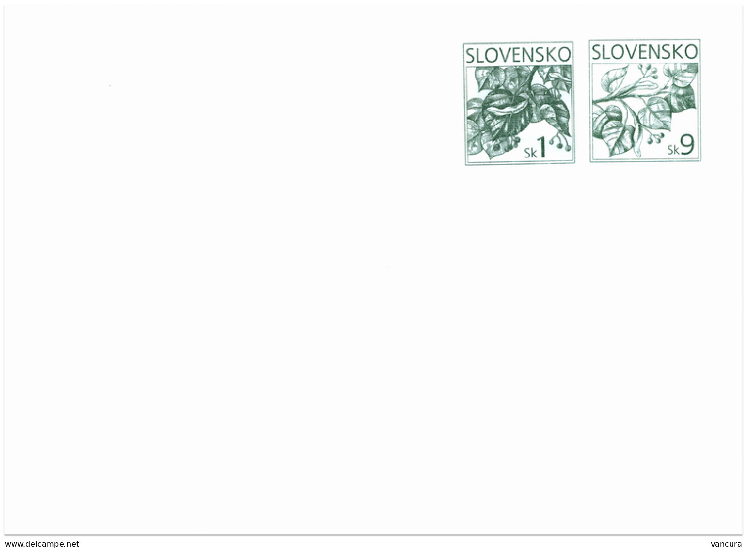 COB 80 Slovakia Lime Bow II 2007 - Enveloppes