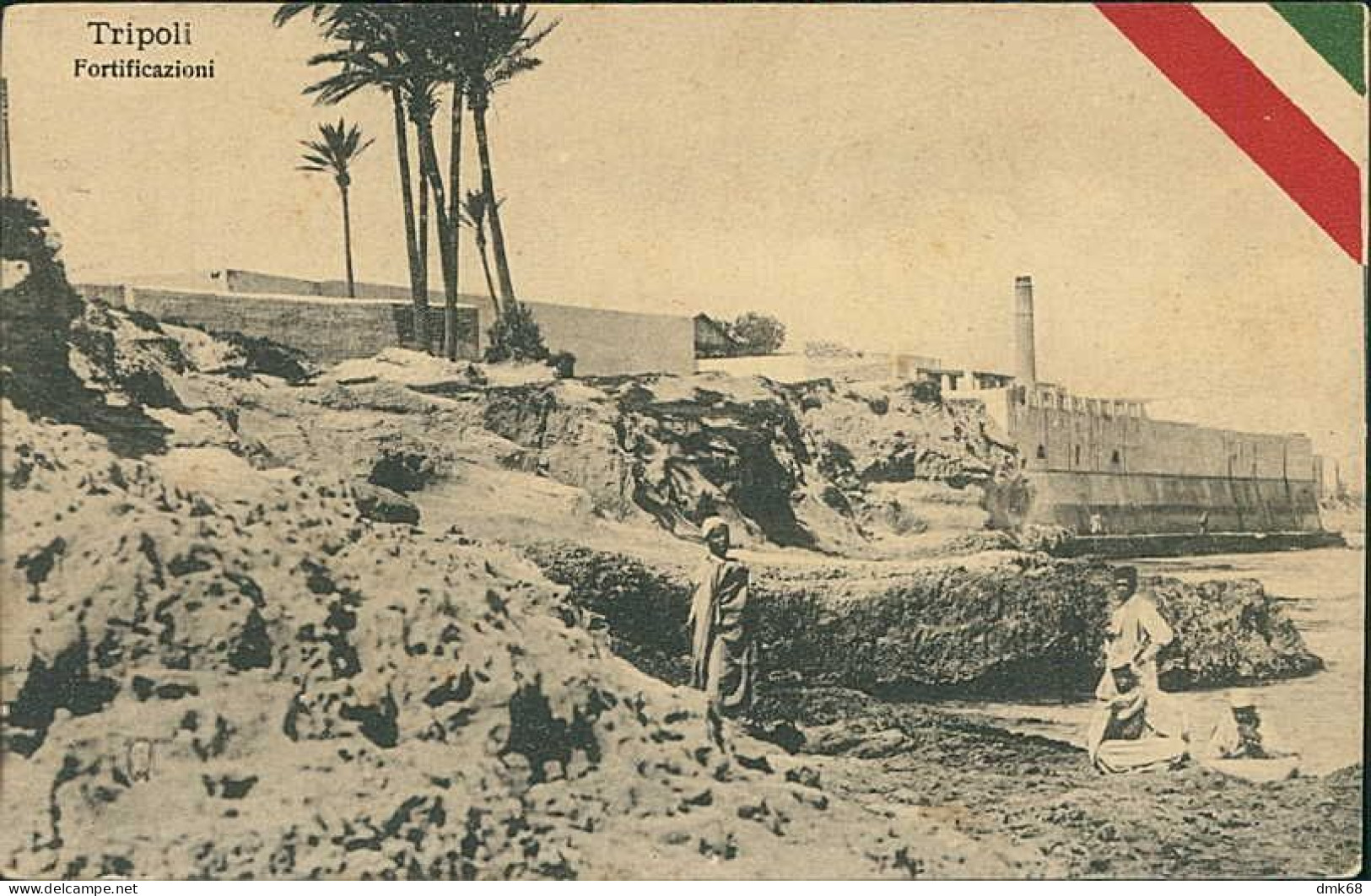 LIBIA / LIBYA - TRIPOLI - FORTIFICAZIONI - 1910s (12453) - Libia