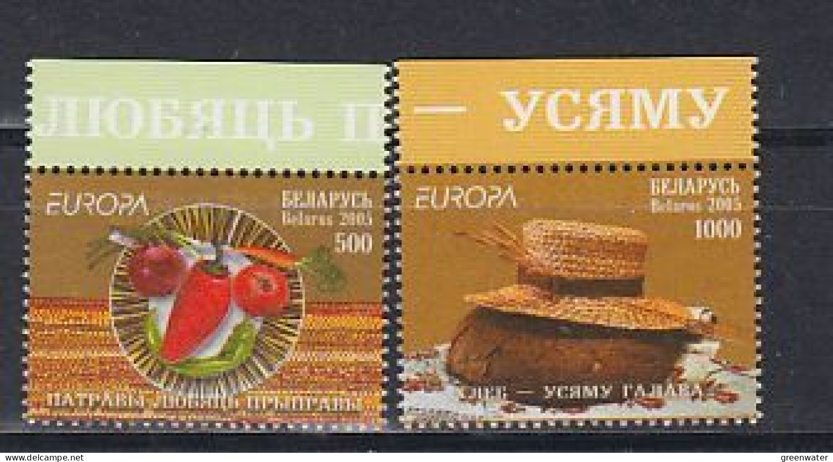 Europa Cept 2005 Belarus 2v ** Mnh (59520B) - 2005
