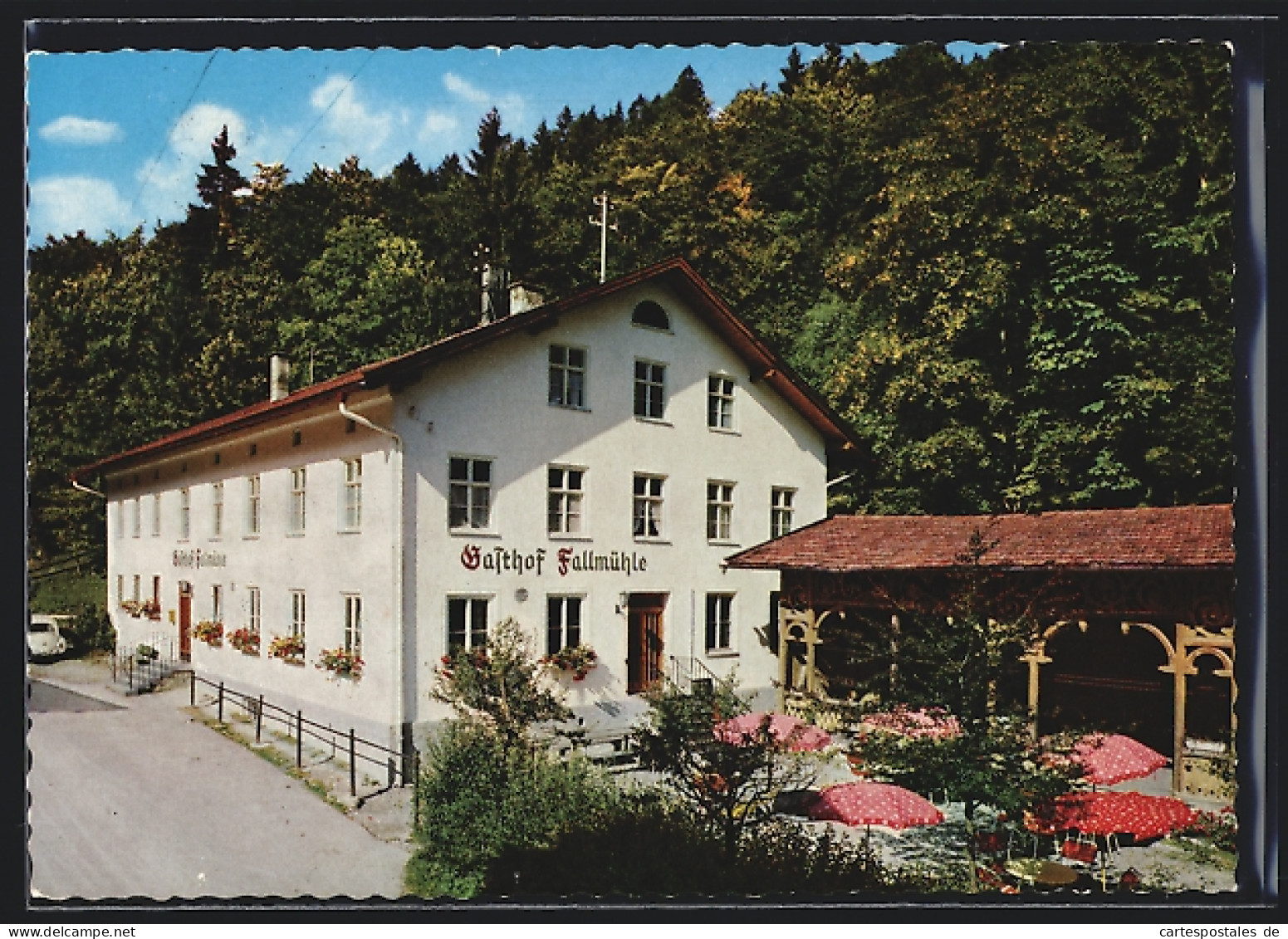 AK Pfronten /Allgäu, Gasthaus Fallmühle Mit Garten  - Pfronten