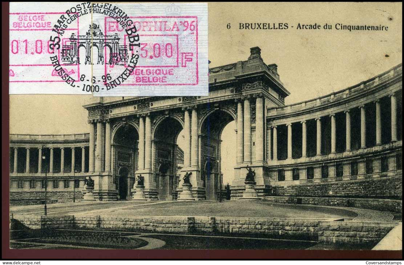 35 Jaar Postzegelkring BBL, Brussel/Bruxelles - Herdenkingsdocumenten