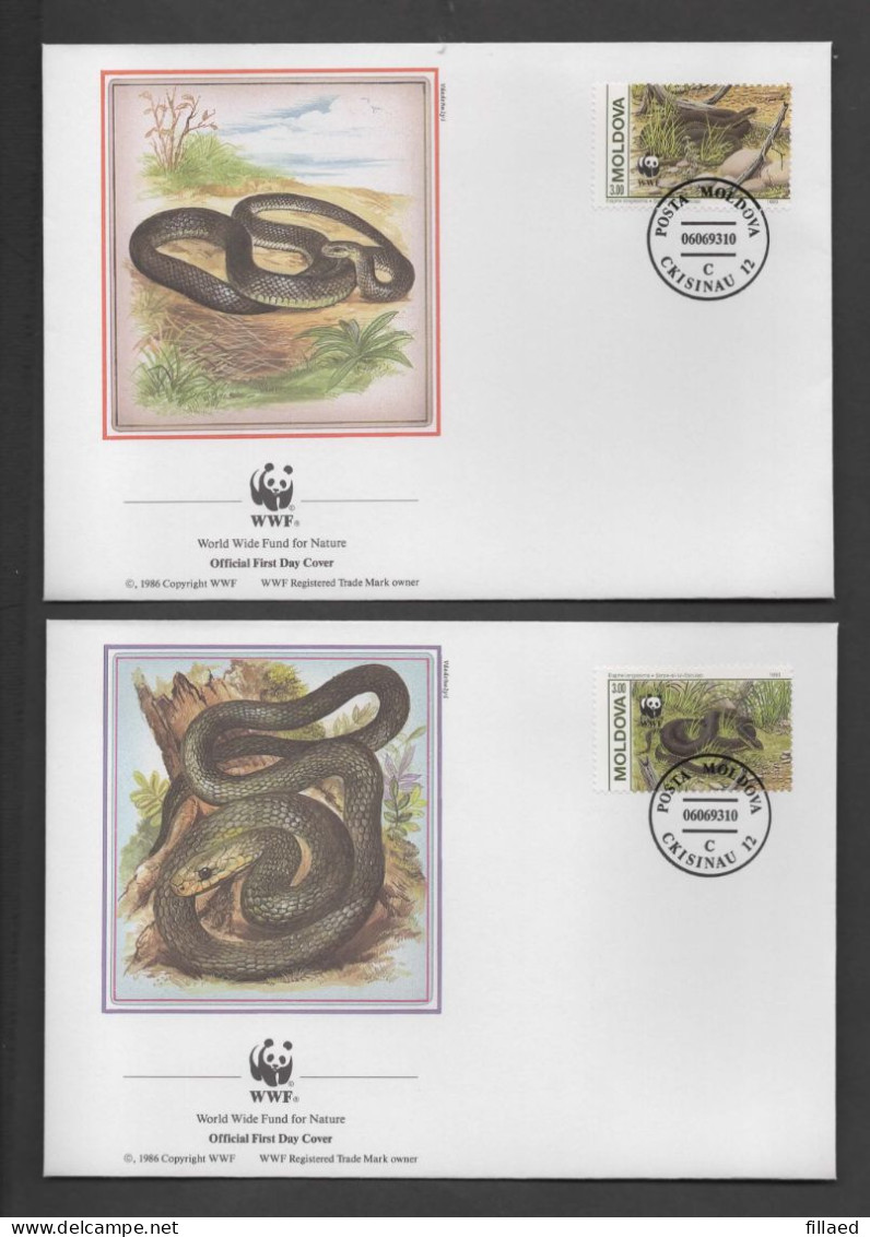 FDC WWF: Moldova 1993 - FDC