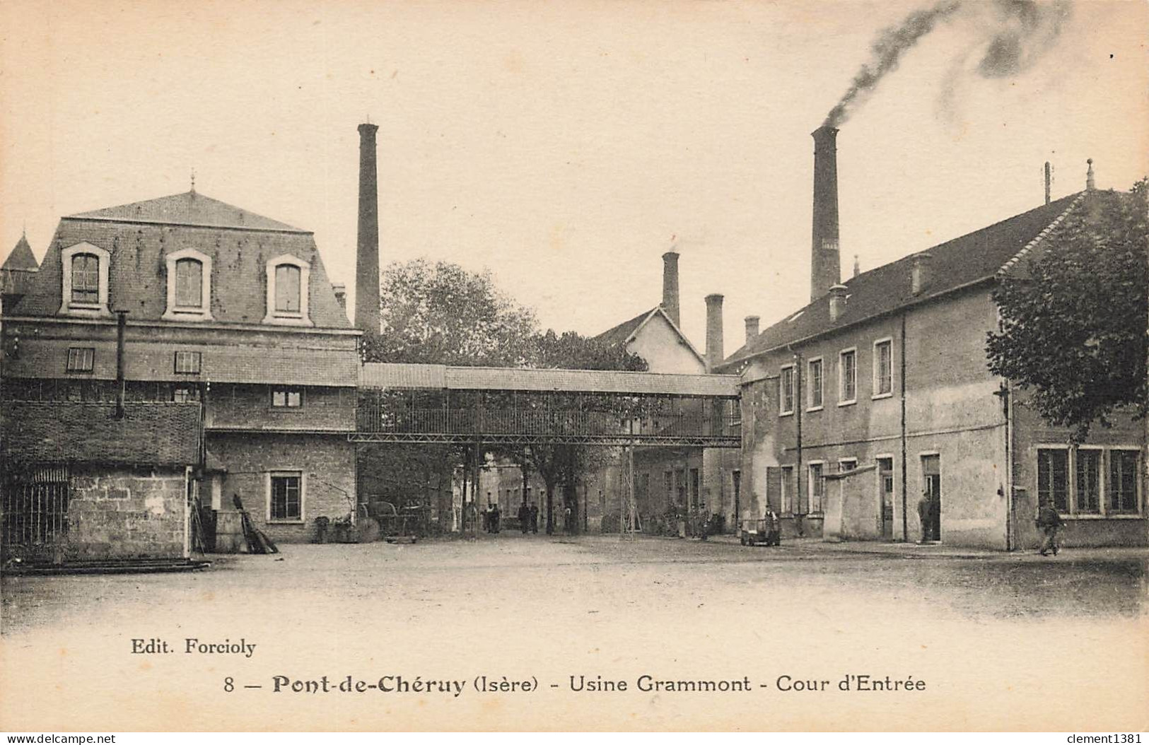 Pont De Cheruy Usine Grammont Cour D'entree - Pont-de-Chéruy