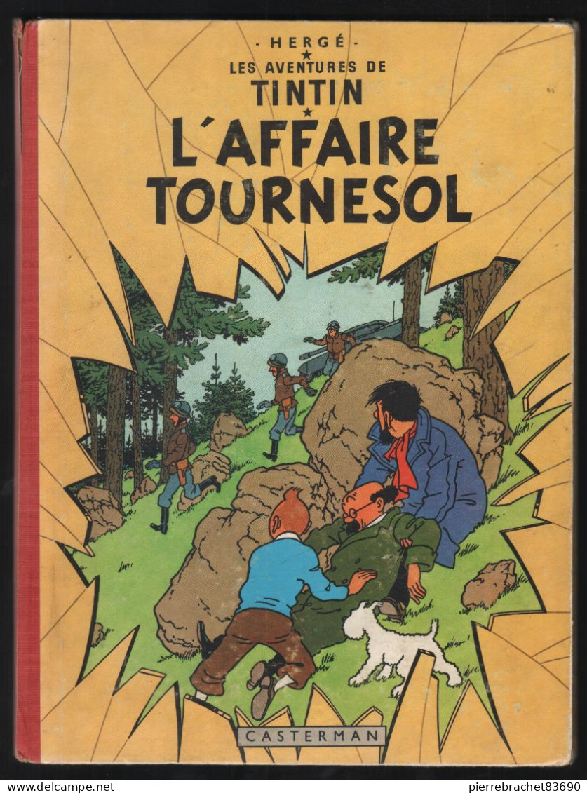 TINTIN. L'AFFAIRE TOURNESOL. DOS ROUGE - Tintin