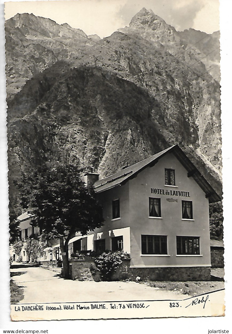 D 38 Cpsm Venosc La Danchere Hotel Du Lauvitel  823 Photo Roby  Non Ecrite N0171 - Vénosc