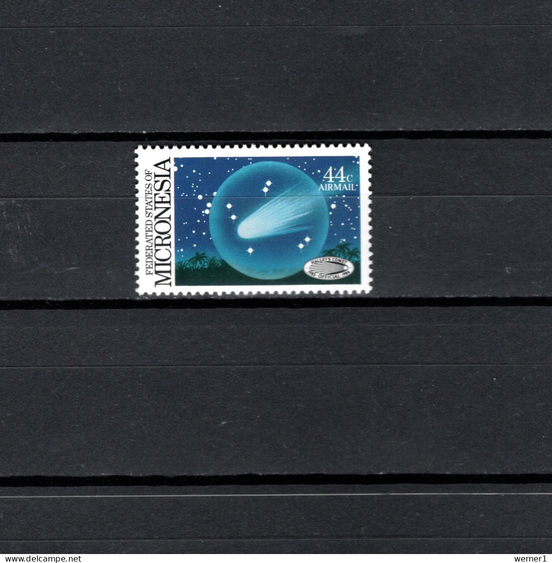 Micronesia 1986 Space, Halley's Comet Stamp MNH - Oceanië