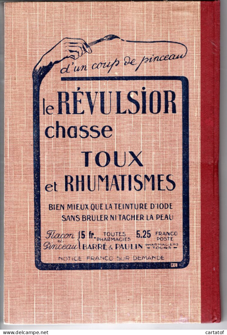 AGENDA 1933 Offert Par La PHARMACIE TAILLEFER G. De BRUX à CARCASSONNE . BIERE Imprimeur à BORDEAUX - Sonstige & Ohne Zuordnung