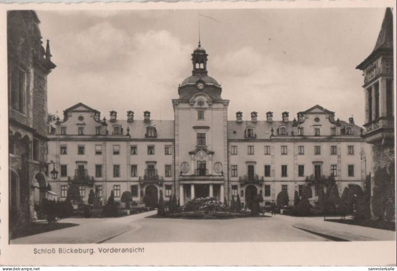 72483 - Bückeburg - Schloss, Vorderansicht - 1955 - Bueckeburg