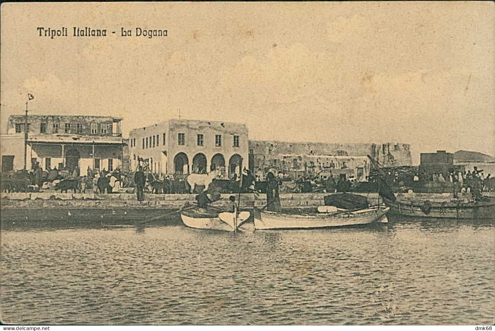 LIBIA / LIBYA - TRIPOLI ITALIANA - LA DOGANA - ED. ALTEROCCA 1910s (12457) - Libia