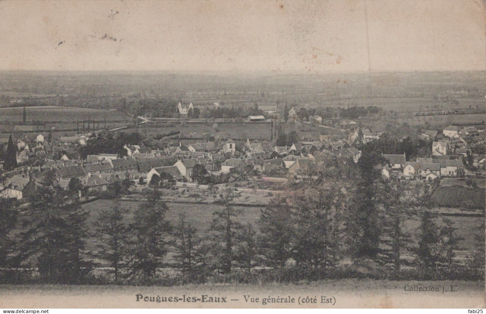 POUGUES LES EAUX VUE GENERALE COTE EST - Pougues Les Eaux