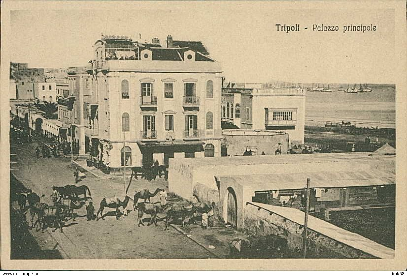 LIBIA / LIBYA - TRIPOLI - PALAZZO PRINCIPALE  - 1910s (12459) - Libyen