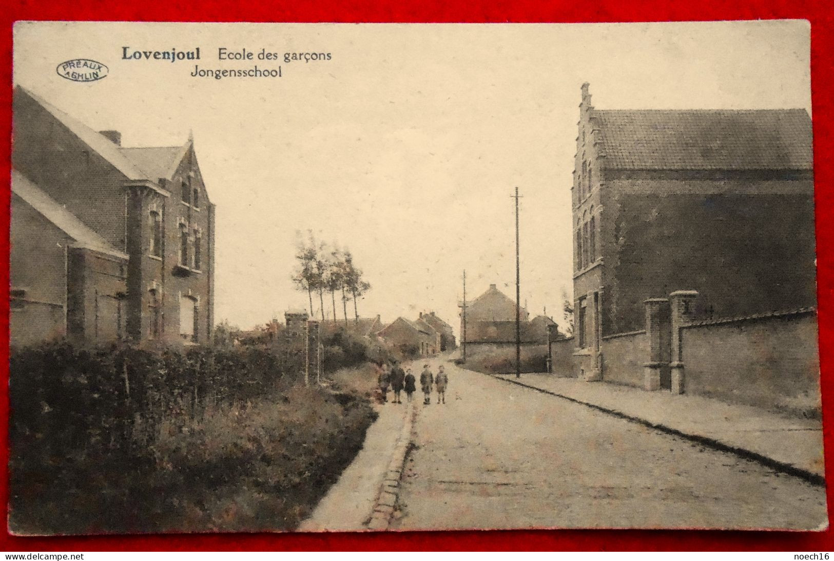 CPA Lovenjoul, Bierbeek. Ecole Des Garçons - Jorgensschool - Bierbeek