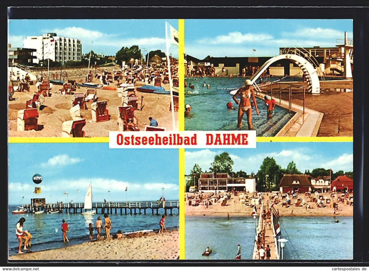 AK Dahme /Ostsee, Vier Ansichten Vom Ostseeheilbad  - Dahme