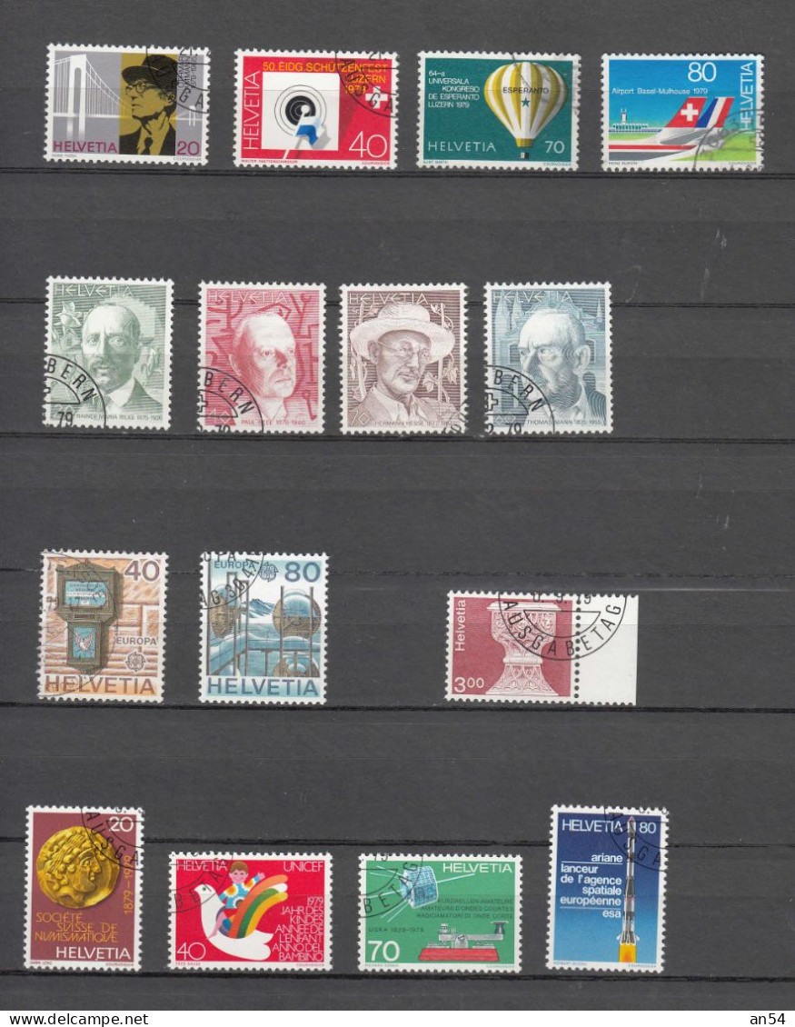 1979  LOT    OBLITERES       CATALOGUE SBK - Used Stamps