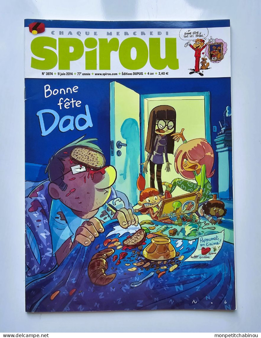 SPIROU Magazine N°3974 (11 Juin 2014) - Spirou Magazine