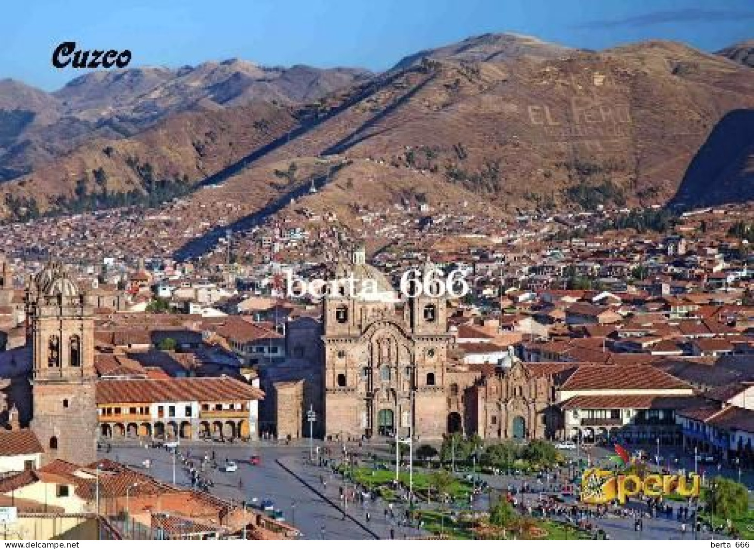 Peru City Of Cuzco Aerial View UNESCO New Postcard - Peru