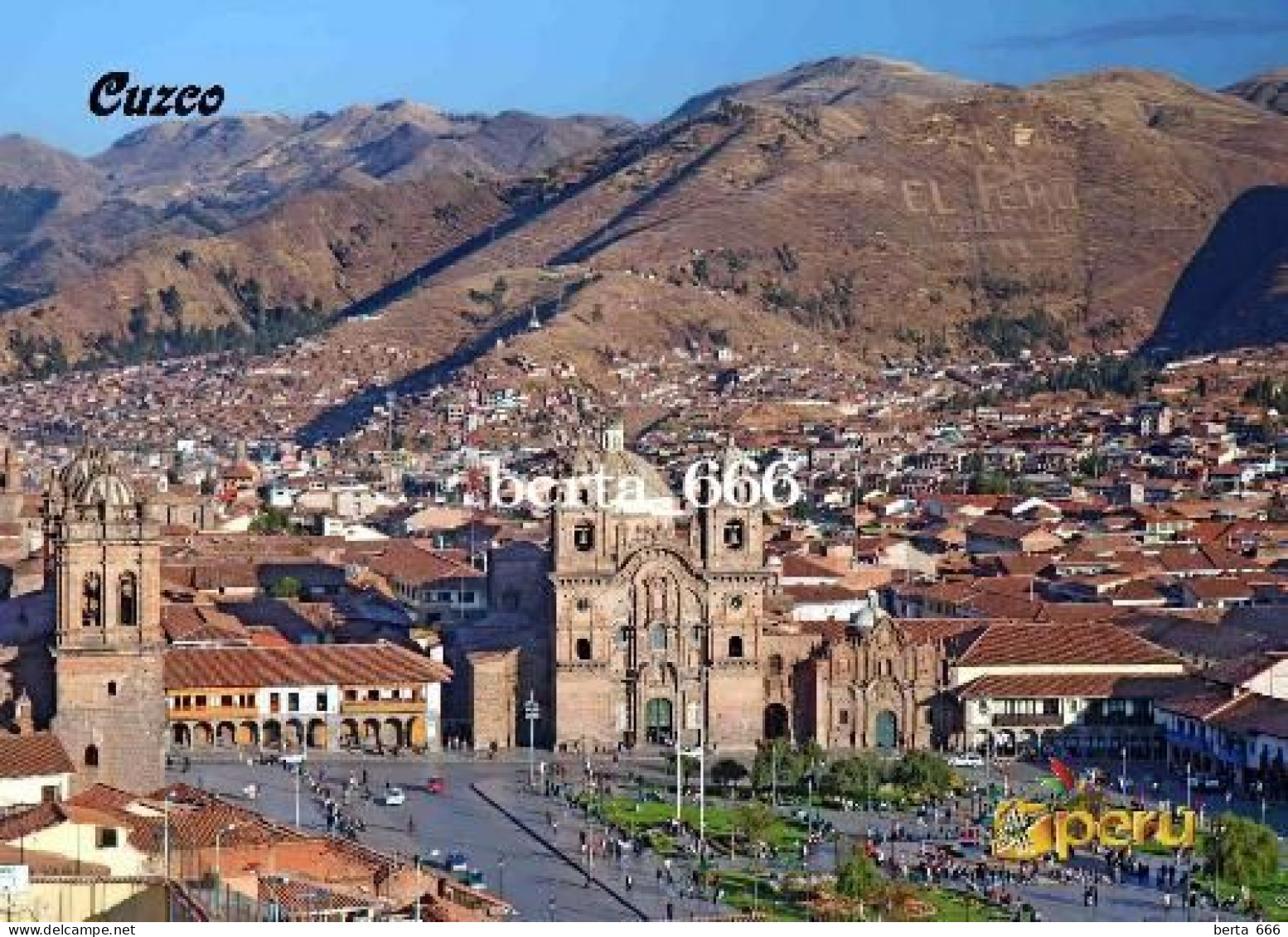 Peru City Of Cuzco Aerial View UNESCO New Postcard - Perù