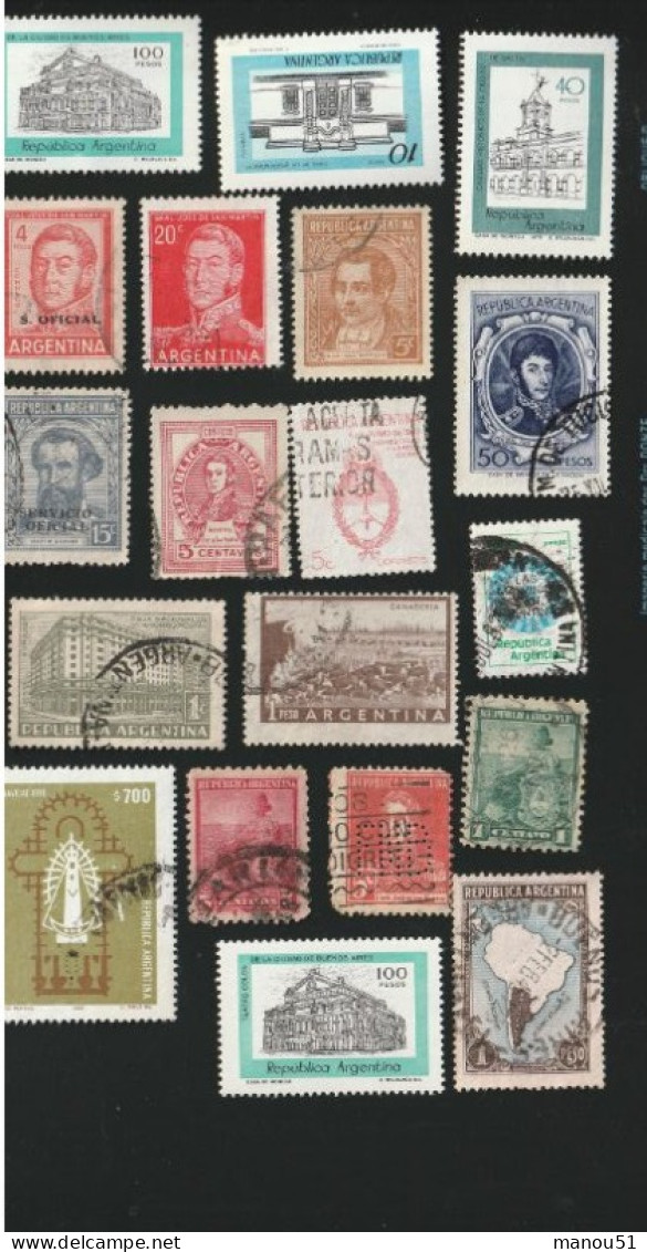 ARGENTINE - Lot De 34 Timbres - Autres & Non Classés