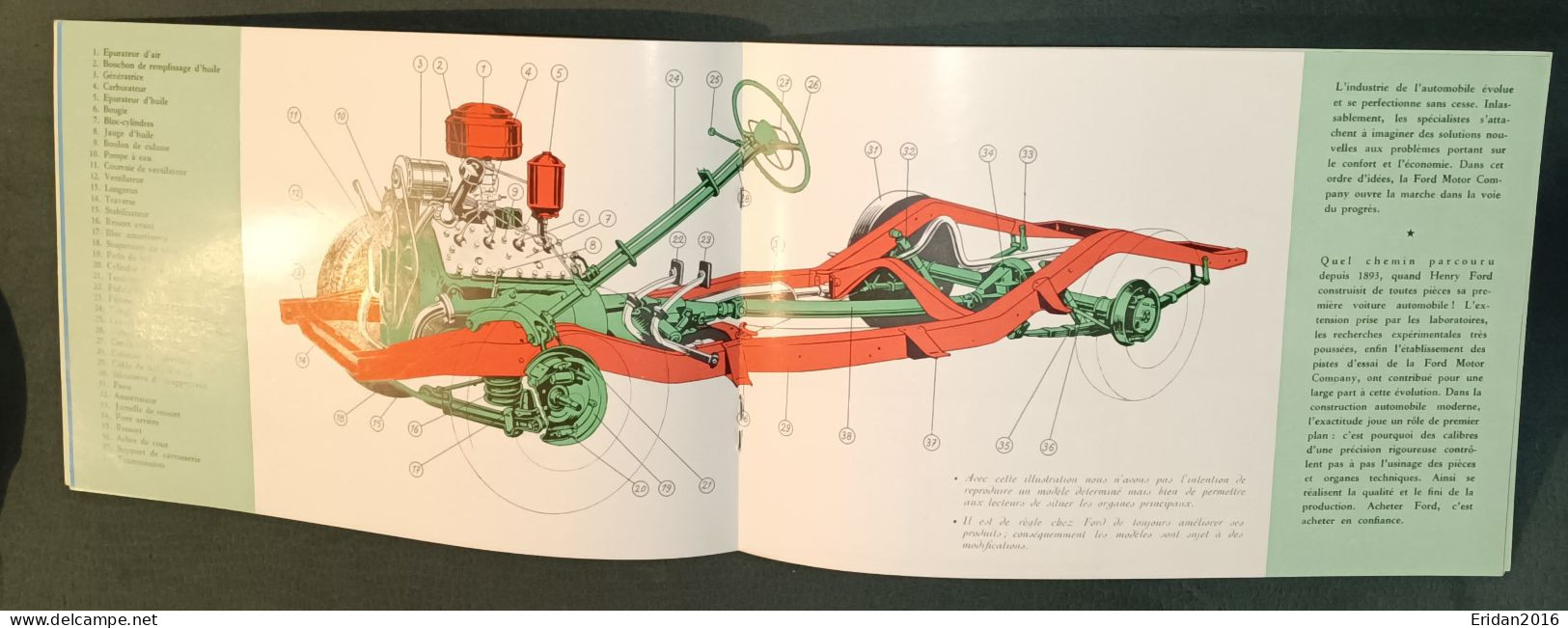 Brochure Offert par la Ford Motor Company (Belgium) S.A.  Année : fin des années 40 (pas de date) : FORMAT MEDIUM