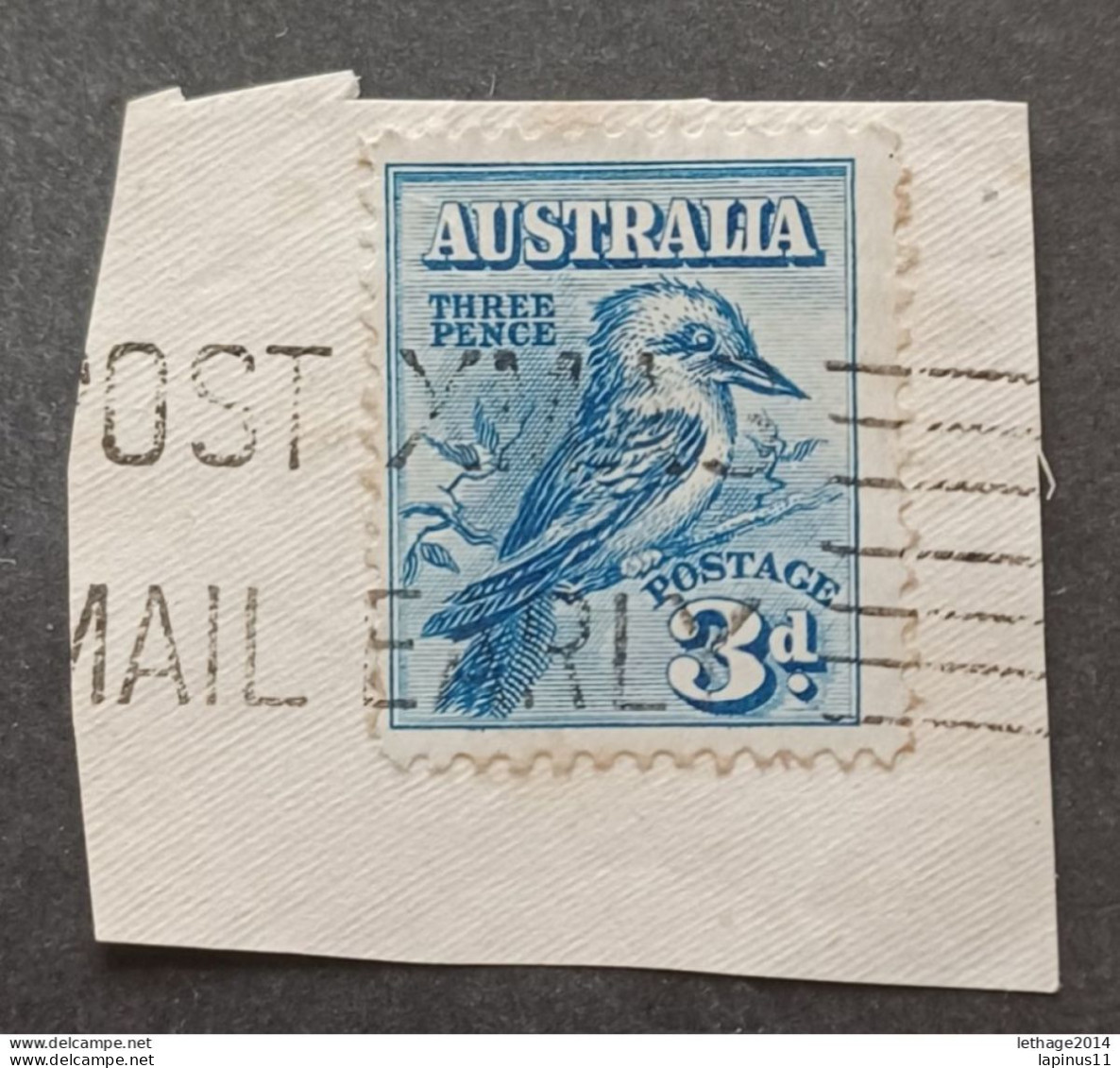 AUSTRALIA 1928 KOOKABURRA MELBOURNE EXHIBITION ISSUE SCOTT N 95 - Gebruikt