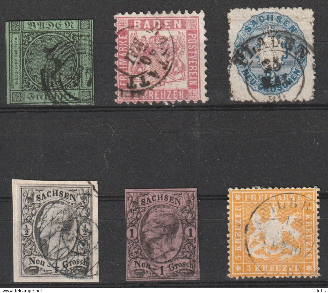 Altdeutschland: Posten Mit Div. Versch. Werten.   Gestpl./used - Vrac (max 999 Timbres)