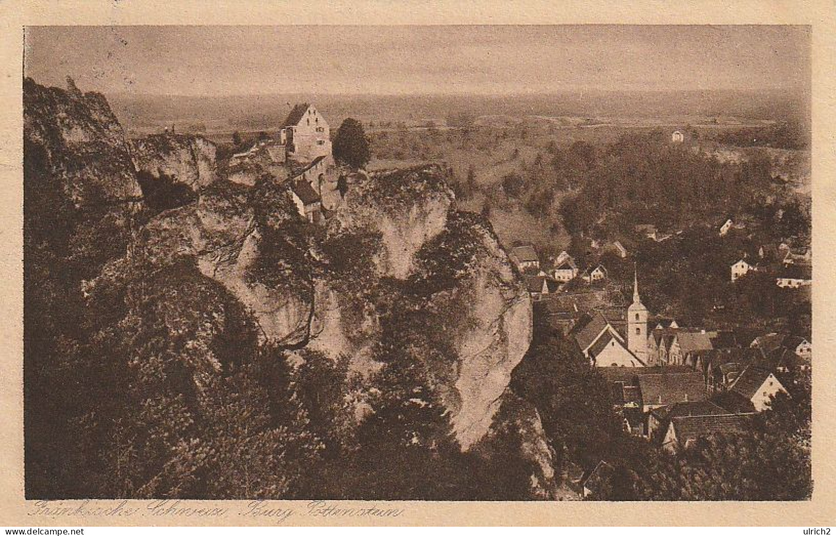 AK Burg Pottenstein - Fränkische Schweiz - Ca. 1925 (68790) - Bayreuth