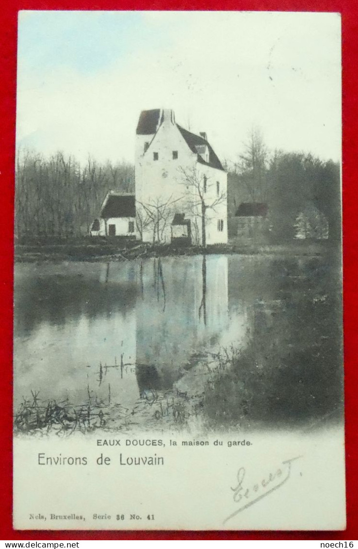 CPA Couleur 1904. Environs De Louvain. Eaux Douces, La Maison Du Garde - Leuven