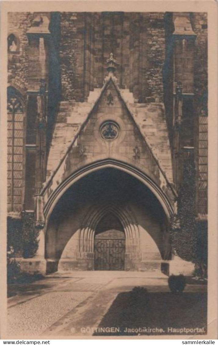 38077 - Göttingen - Jacobikirche, Hauptportal - Ca. 1935 - Goettingen