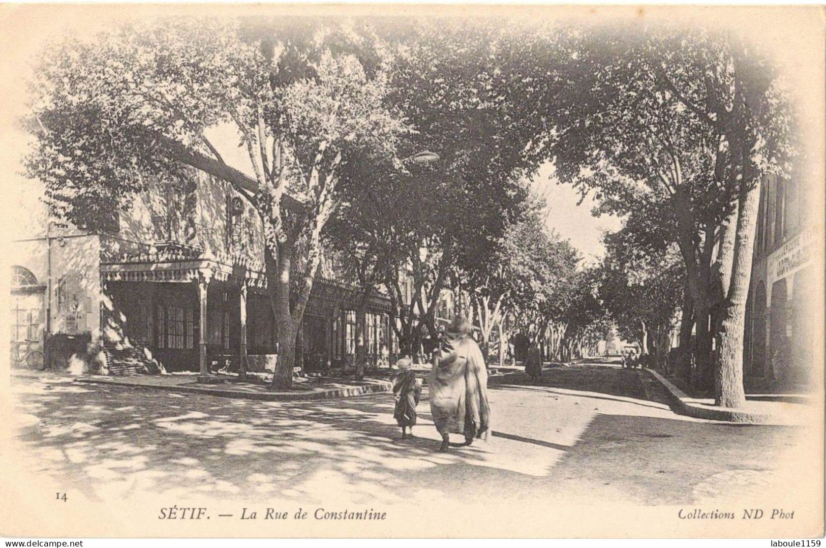 AFRIQUE DU NORD ALGERIE SETIF : LA RUE DE CONSTANTINE - Sétif