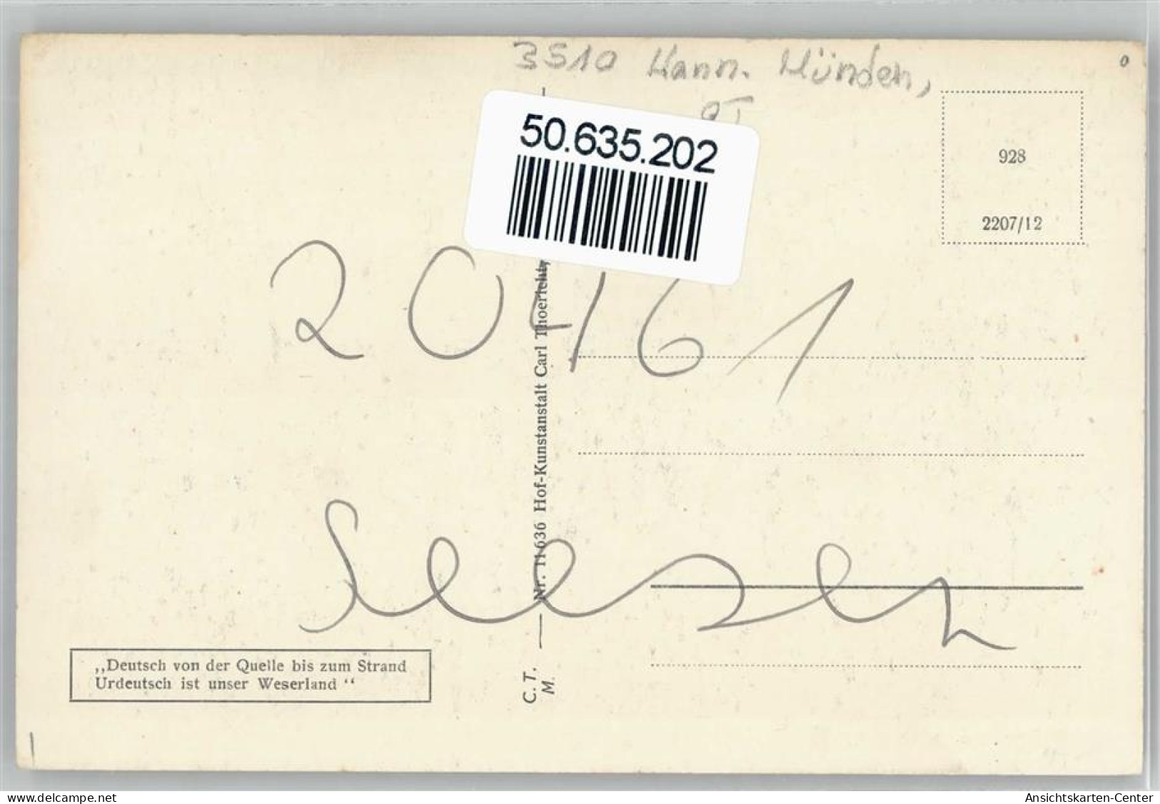 50635202 - Hemeln , Kr Hann Muenden - Hannoversch Muenden