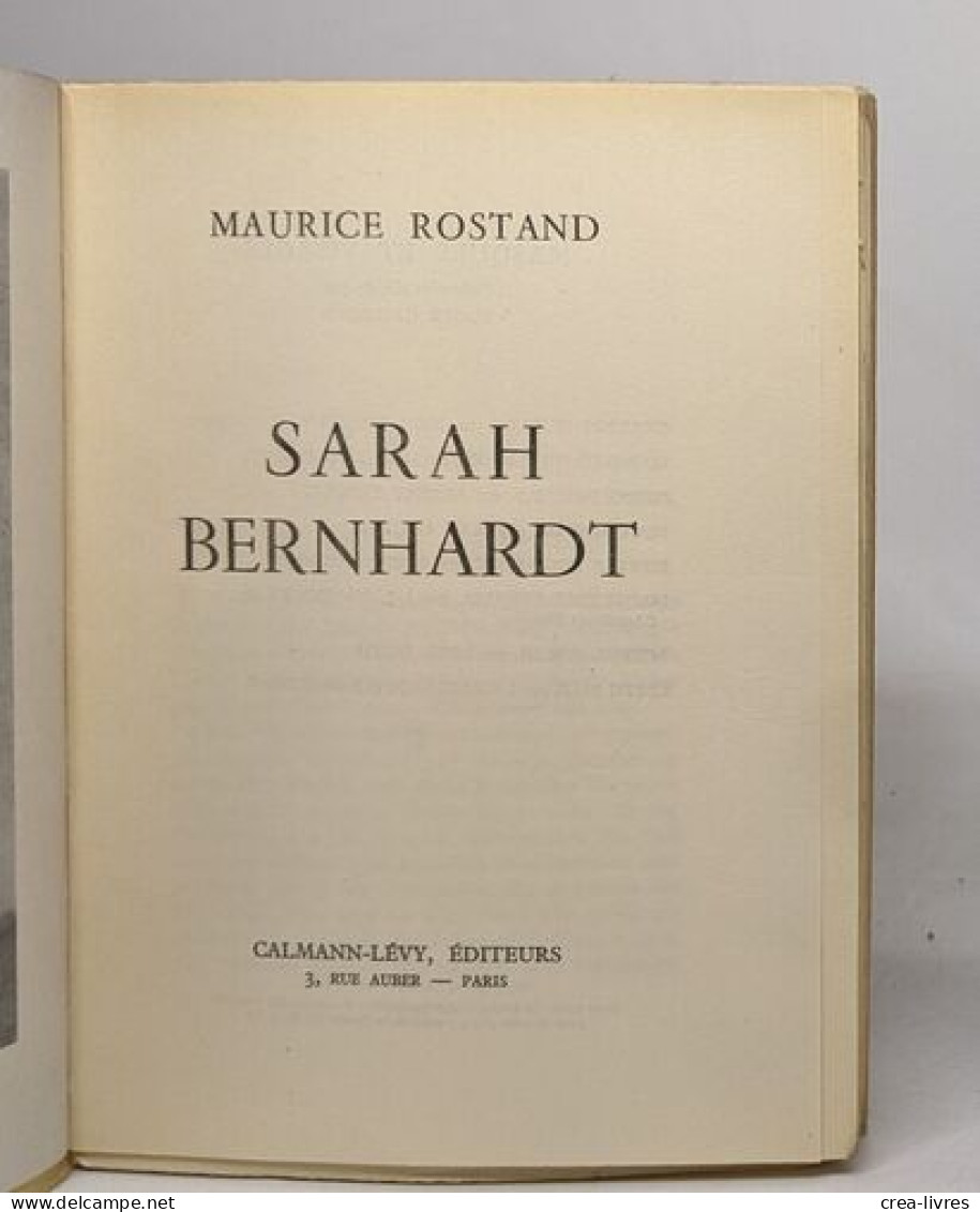 Sarah Bernhardt - Biographien